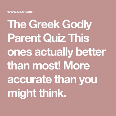 most accurate godly parent quiz.